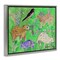 Stupell Industries Quirky Meadow Animals Floating Frame, design by Melissa Wang